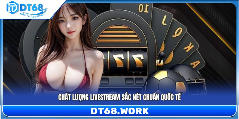 Livestream casino sắc nét theo tiêu chuẩn quốc tế