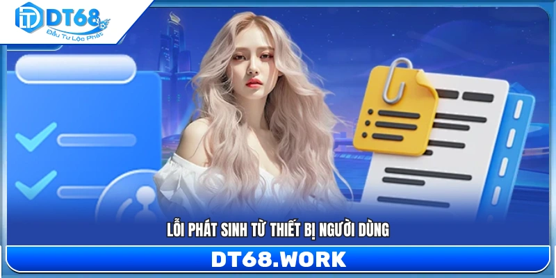 Những trục trặc gây ra do thiết bị người dùng 